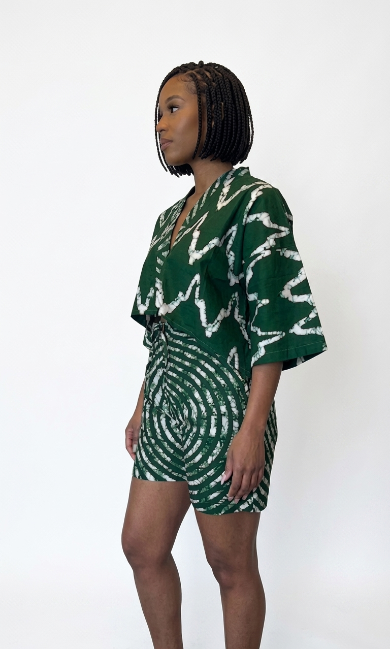2 Piece Short Set| Crop Style