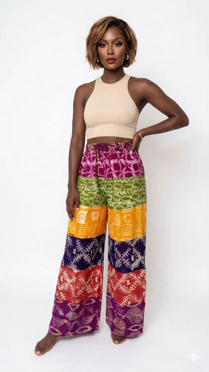 Adire Multiprint Pant