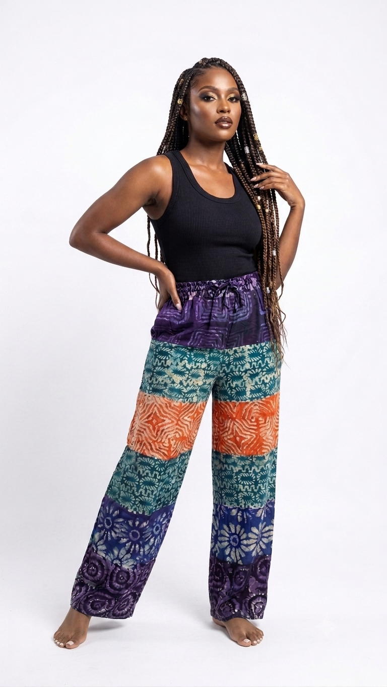Adire Multiprint Pant